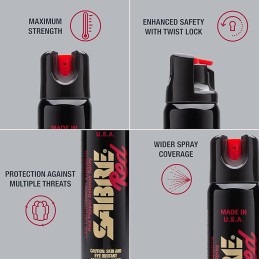 Spray au poivre Sabre Red M-120L-OC jet